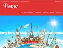 Tablet Screenshot of linguatur.com